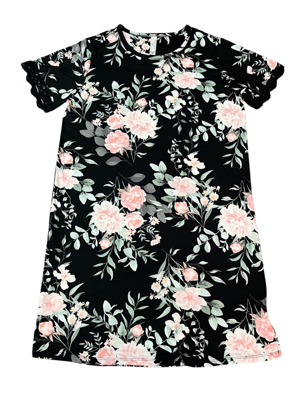 Flora Nikrooz Night Shirt / Dress Floral Size Large
